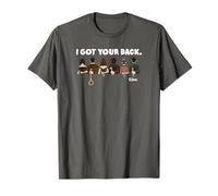 Clue I Got Your Back Characters Hiding Their Weapons Lineup T-Shirt