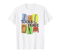 Clue Tools Of The Trade Distressed Panels Group Shot T-Shirt