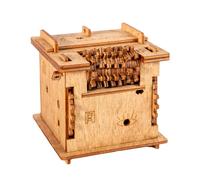 Cluebox Schroedingers Cat Escape Room game Puzzle box 3D wooden puzzle treasure