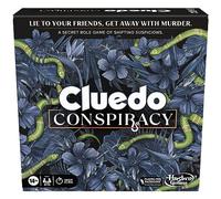 Hasbro Gaming Cluedo Conspiracy, Detective Board Game for 4 Players or More, Party Games for Families, for Adults and 14+ Year Old Boys and Girls, Fun and Birthday Toy
