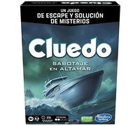 Cluedo Sabotage in Altamar - Escape and Mystery Solution Game - Cooperative Board Game for 1 to 6 Players