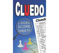Cluedo Two Sided Score Sheets: Refills for both Dr. Orchid and Mrs. White