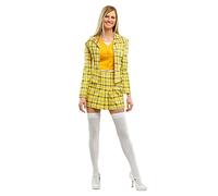 Clueless Cher Fancy Dress Costume for Women X-Small Yellow