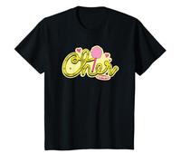 Clueless Cher Yellow Plaid Text Kids T-Shirt