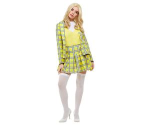 Clueless Costume Ladies Cher Dionne Fancy Dress TV Film Womans Outfit Adults