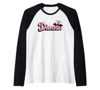 Clueless Dionne Iconic 90s Rose Hat Raglan Baseball Tee