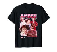 Clueless Iconic Amber 90's Collage Vintage Chest Portrait T-Shirt