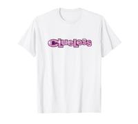 Clueless Iconic Fancy Big Chest Text Logo T-Shirt