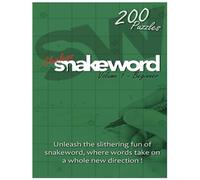 Clueless Snakeword - Volume 1 - Beginner. Large Paperback Book with Large Print For Adults. Exciting New Word Puzzle Where Words Snake Around Every ... new puzzle where the words Snake around!