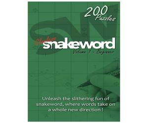 Clueless Snakeword - Volume 1 - Beginner. Large Paperback Book with Large Print For Adults. Exciting New Word Puzzle Where Words Snake Around Every ... new puzzle where the words Snake around!