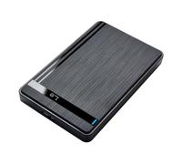 Clueltes Portable 2.5inch SSD HDD Enclosure, USB 3.0 to External Hard Drive Shell for Laptop and Desktop PCs