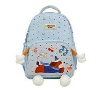 Clufar School Backpack Teenager Girls Boys School Bag Backpack Waterproof 15.6 Inch Laptop Backpack Large School Bag Backpack School Bags Women for School Satchel Travel with Pendant, blue, Rucksack