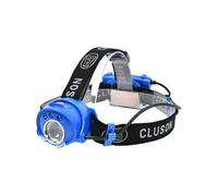 Clulite Unisex'S Super Beam Lite Rechargeable Head Torch, Blue, One Size