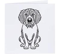'Clumber Spaniel Dog' Blank Greeting Card (GC00059089)