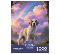 Clumber Spaniel Jigsaw Puzzles Puzzle for Adults Kids. 1000 Pieces Whimsical Challenge Toy Educational Games Home Decoration for Educational Games Gifts 38x26cm/1000pcs
