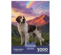 Clumber Spaniel Jigsaw Puzzles Puzzles for Adults Kids. 1000 Piece Whimsical Challenge Toy Educational Games Home Decoration for Adults& Kids Age 14 Years Up 70x50cm/1000pcs