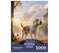 Clumber Spaniel Jigsaw Puzzles Puzzles for Adults Kids. 1000 Pieces Impossible Challenge Toy Educational Game Home Decoration for Adults& Kids Age 14 Years Up 38x26cm/1000pcs