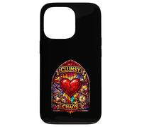 Clumsy Chaos Fractured Heart Stained Glass Art Case for iPhone 13 Pro