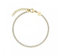 Cluse Eleve CZ Gold Tone Tennis Bracelet 16 - 20cm