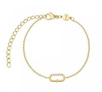 Cluse Eleve Oval CZ Gold Tone Bracelet 16-20cm