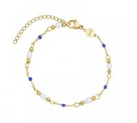 Cluse Eleve Pearl & Blue Epoxy Gold Tone Bracelet 16 - 20cm