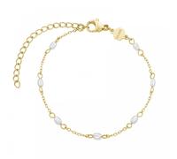 Cluse Essentielle Pearl Gold Tone Bracelet 16 - 20cm