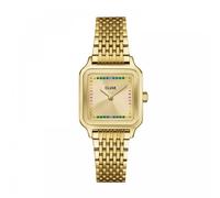 Cluse Ladies Gracieuse Petite CZ Rainbow Gold Tone Stainless Steel Watch