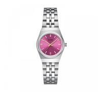 Cluse Ladies Retro 70's Mini Fuchsia Dial Stainless Steel Watch