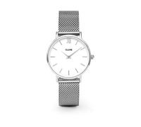 CLUSE Womens Quartz Watch, Analogue Classic Display and Stainless Steel Strap CL30009