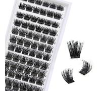 Cluster 72 Pcs Individual D Curl,8-16mm Length DIY Eyelash Extension False Individual Natural amp Mega Styles for Personal Makeup Use at Home(Z1)
