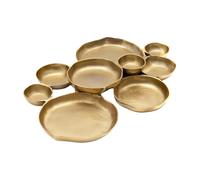 Cluster Accent Bowls, 9 Piece Combination Set, 45x35cm, Round Serving Bowls, Elegant Snack Tray, Versatile Dining Use, for Potato Chip Dip, Nuts, Appetizers
