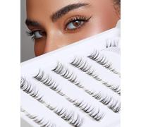 Cluster Cat Eye Half Fluffy Thin Band Extension 3D C Curl Volume 3/4 Small 7 Pairs