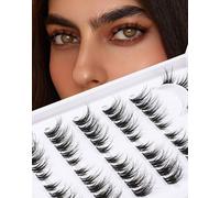 Cluster Cat Eye Half Fluffy Thin Band Extension 3D C Curl Volume 3/4 Small 7 Pairs