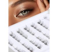 Cluster Cat Eye Half Fluffy Thin Band Extension 3D C Curl Volume 3/4 Small 7 Pairs