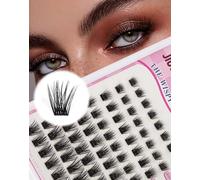 Cluster Cat Eye Half Fluffy Thin Band Extension 3D C Curl Volume 3/4 Small 7 Pairs