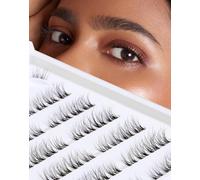 Cluster Cat Eye Half Fluffy Thin Band Extension 3D C Curl Volume 3/4 Small 7 Pairs