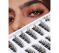 Cluster Cat Eye Half Fluffy Thin Band Extension 3D C Curl Volume 3/4 Small 7 Pairs