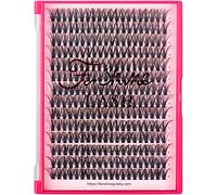 Cluster Eyelash Extensions (0.07D Curl 40D, 16mm)