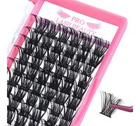 Cluster Lashes, 72 Pcs Individual Lashes, Lash Clusters DIY Eyelash Extension, Super Thin Band Reusable Soft & Comfortable (Into You-01-D-10mm)