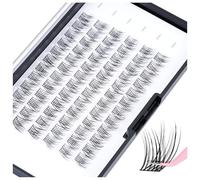 Cluster Lashes,C Curl 10mm Individual Eyelashes Natural Reusable DIY Lash Clusters for Daily Wear and Events Lankiz