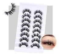 Cluster Lashes D Curl Individual Lashes Natural Lash Clusters Wispy Cluster Eyelash Extensions Russian Volume Individual Eyelashes Fluffy Lash Extensions Pack by GWAWG