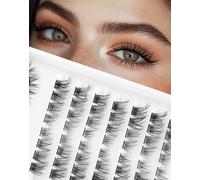 Cluster Lashes False Eyelashes Clusters Wispy Natural Fake Lashes 8 Pairs Wispy-35