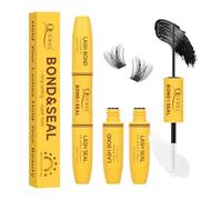 Cluster Lashes Glue Bond and Seal, QUEWEL Lash Bond and Seal for Individual Cluster DIY Eyelash Extensions, Waterproof, Long Lasting and Strong Hold Lash Glue Easy to Use for Beginner（5ml+5ml）