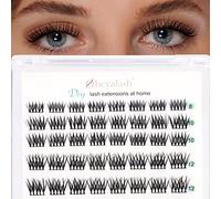 Cluster Lashes Individual Eyelashes C Curl Lash Clusters Soft and Reusable Eyelashes Individual DIY Lash Extensions 8mm 10mm 12mm 14mm by Obeyalash (Mix 8-14mix C Curl Natural-Violet)