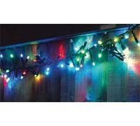 Cluster Lights Black Rubber IP65 5m/250 LED Col Ch Xmas Haus Black One Size