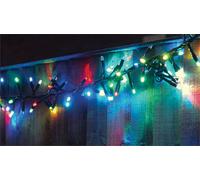 Cluster Lights Black Rubber IP65 RGB 5M Xmas Haus Black One Size