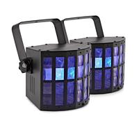 Cluster Mini Derby Lights by Gear4music Pair