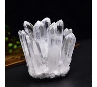 Cluster of Crystals raw Quartz Transparent White curative Stone Precious Rough Champion,400~500g