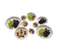 Cluster Serving Bowls, Decorative Nine-Compartment Snack Plate, Multifunctional Combination Serving Bowl, Sturdy Living Room Decorations for Snacks Nuts Chips Fruit Candy Meals Appetizers Dining Room