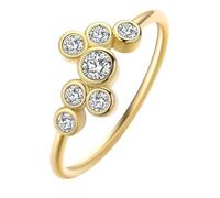 Cluster-set zirconia ring: Made of pure copper, this ring is versatile and suitable for layering, making it an excellent gift for women